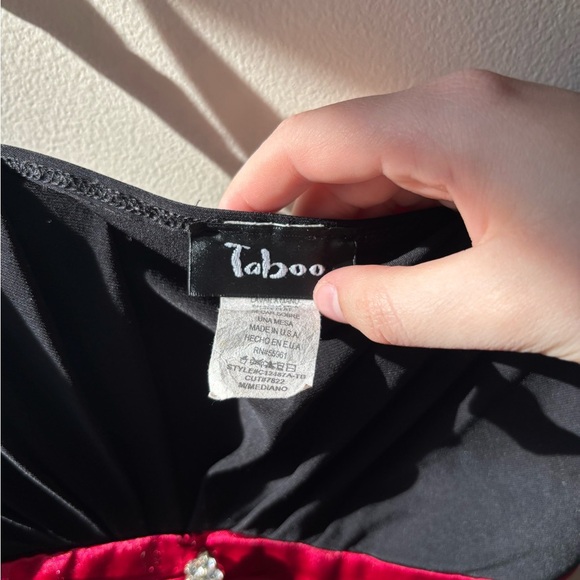 Vintage 90s Black Mini Dress - Picture 7 of 11